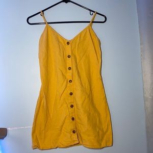 Yellow Button-Up Sundress